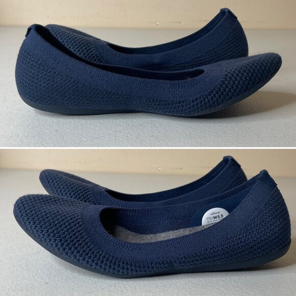 Allbirds Blue Ballet Flats Tree Breezer Size 5.5 - Picture 4 of 16